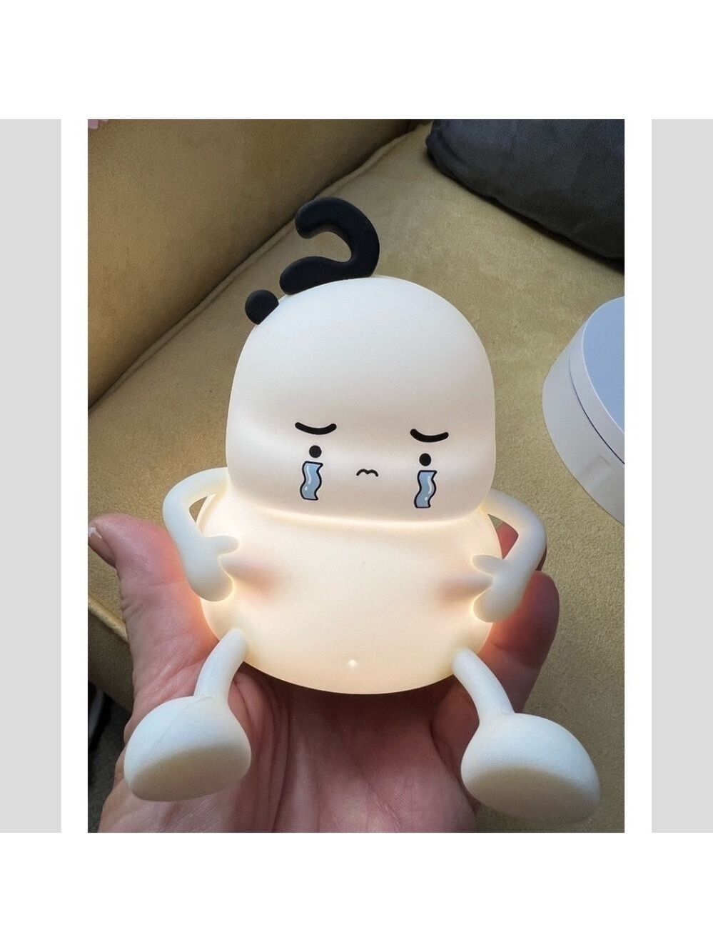 LED Squishy Rechargeable "Pinch an Inch?" Novelty Night Light NWT - Picture 8 of 10